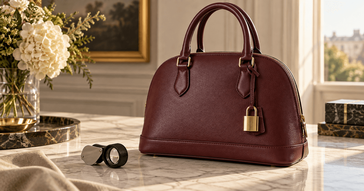 Cover Image for How to Authenticate a Louis Vuitton Alma Bag: 9 Checks